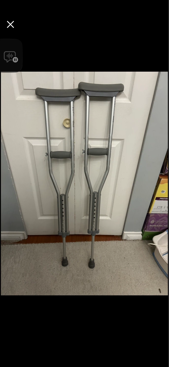 Bios Aluminum Crutches (Adult Tall)