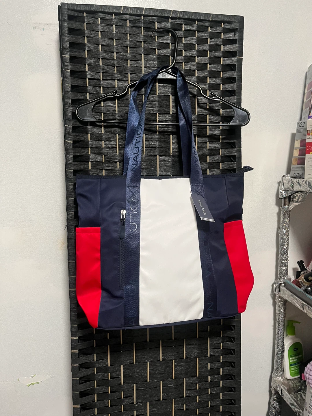 Nautica Colorblock Tote Bag
