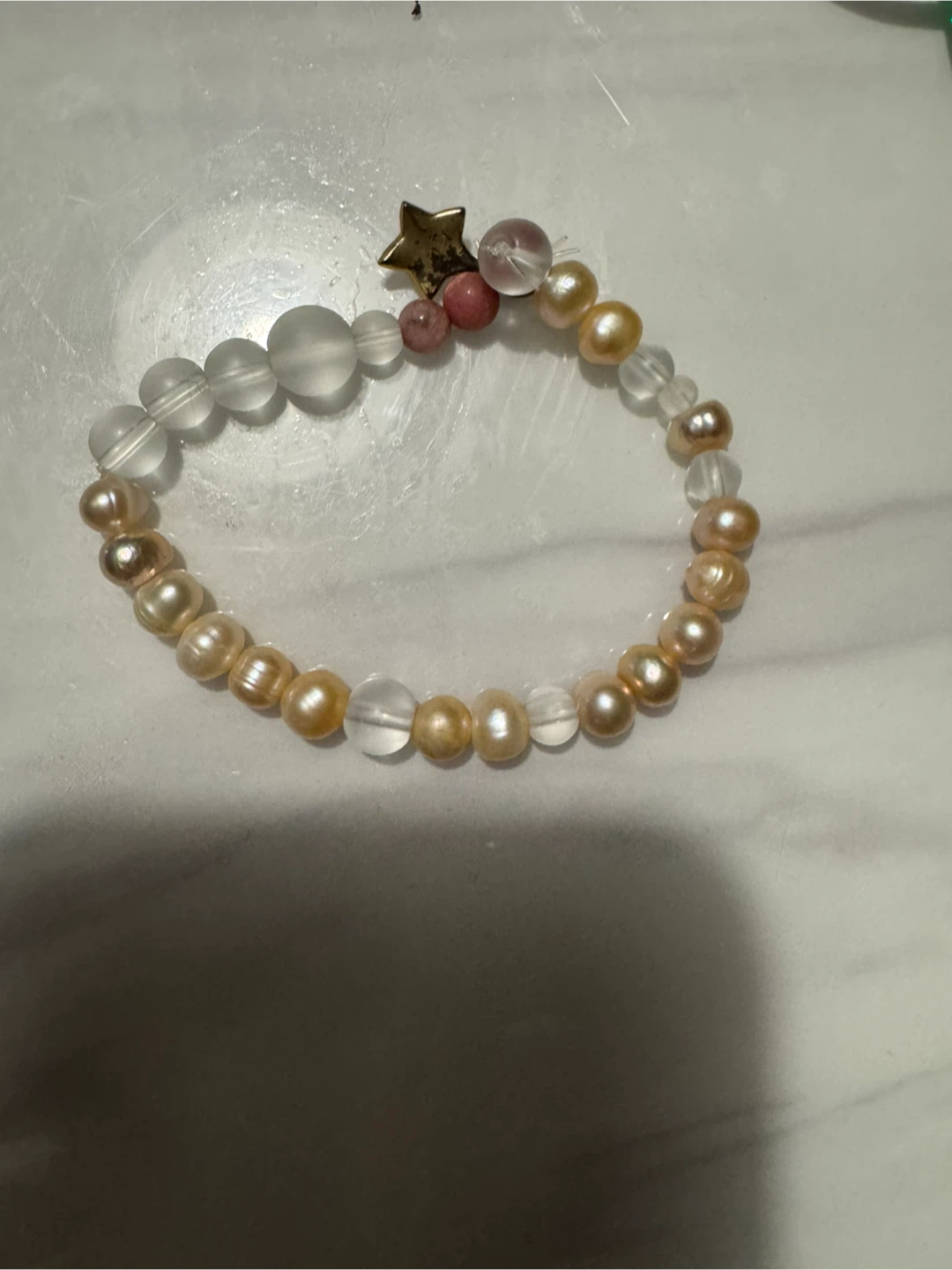 Beaded Bracelet with Star Charm - photo 2