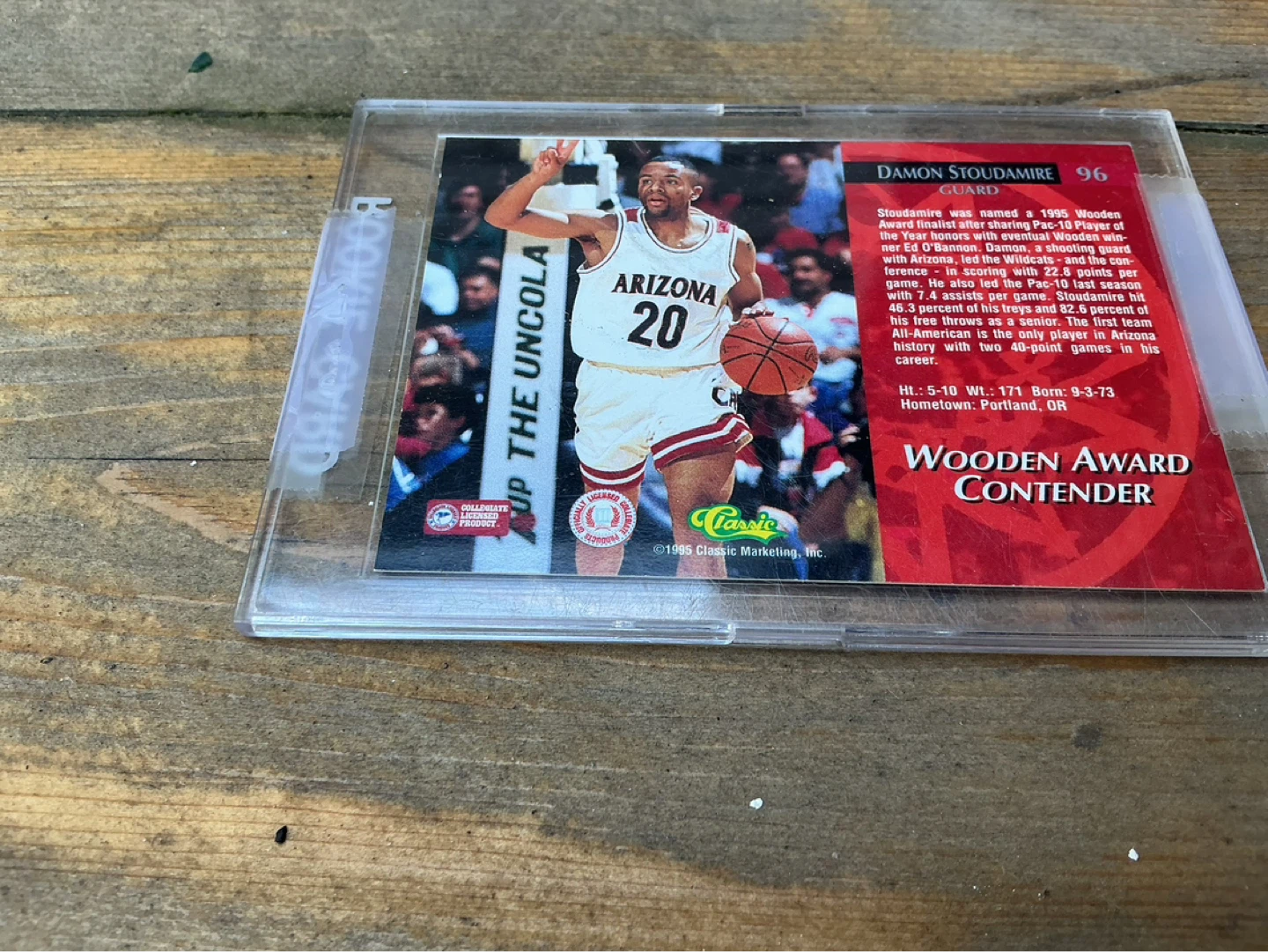 1995 DAMON STAUDAMIRE Rookie Card # 96 ! - photo 5
