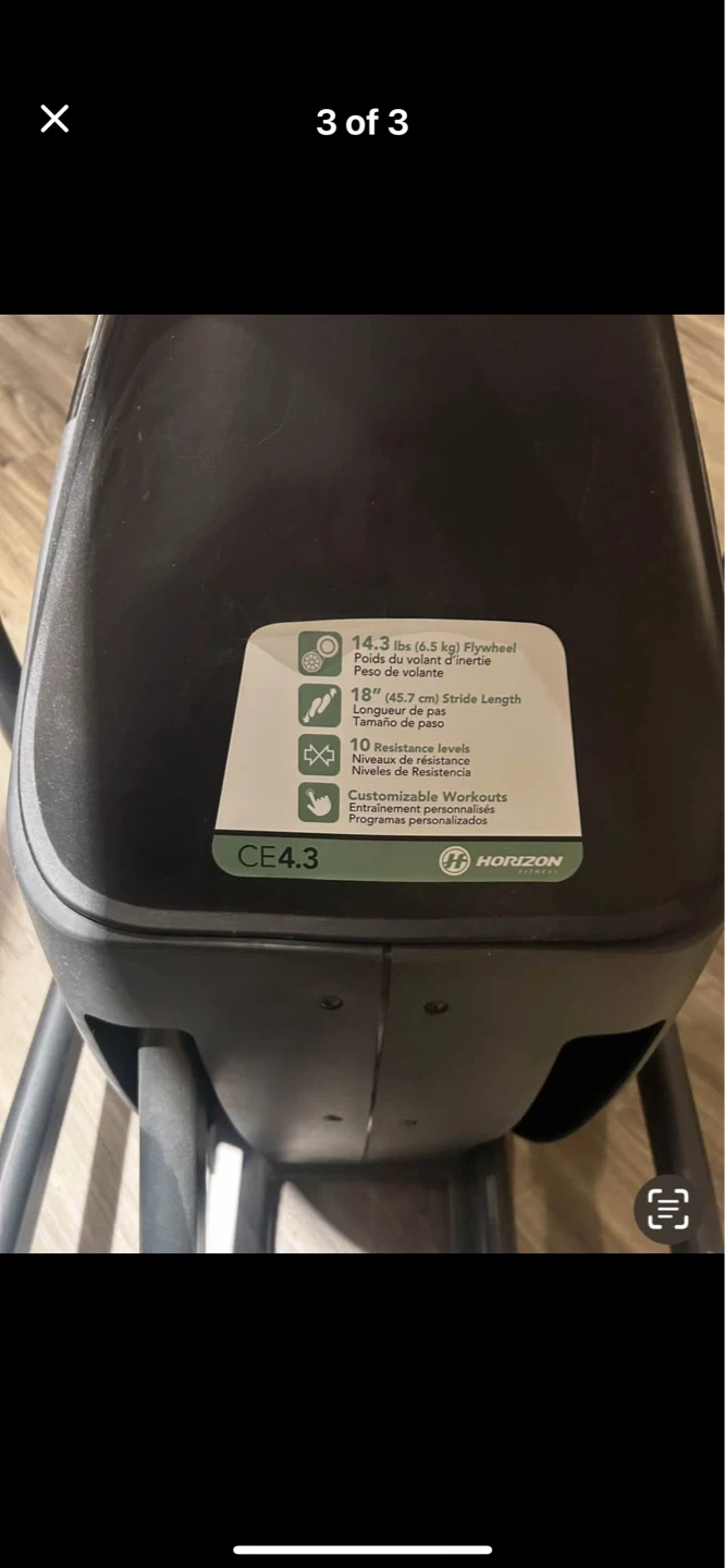 Make me an offer Horizon CE4.3 Elliptical - photo 2