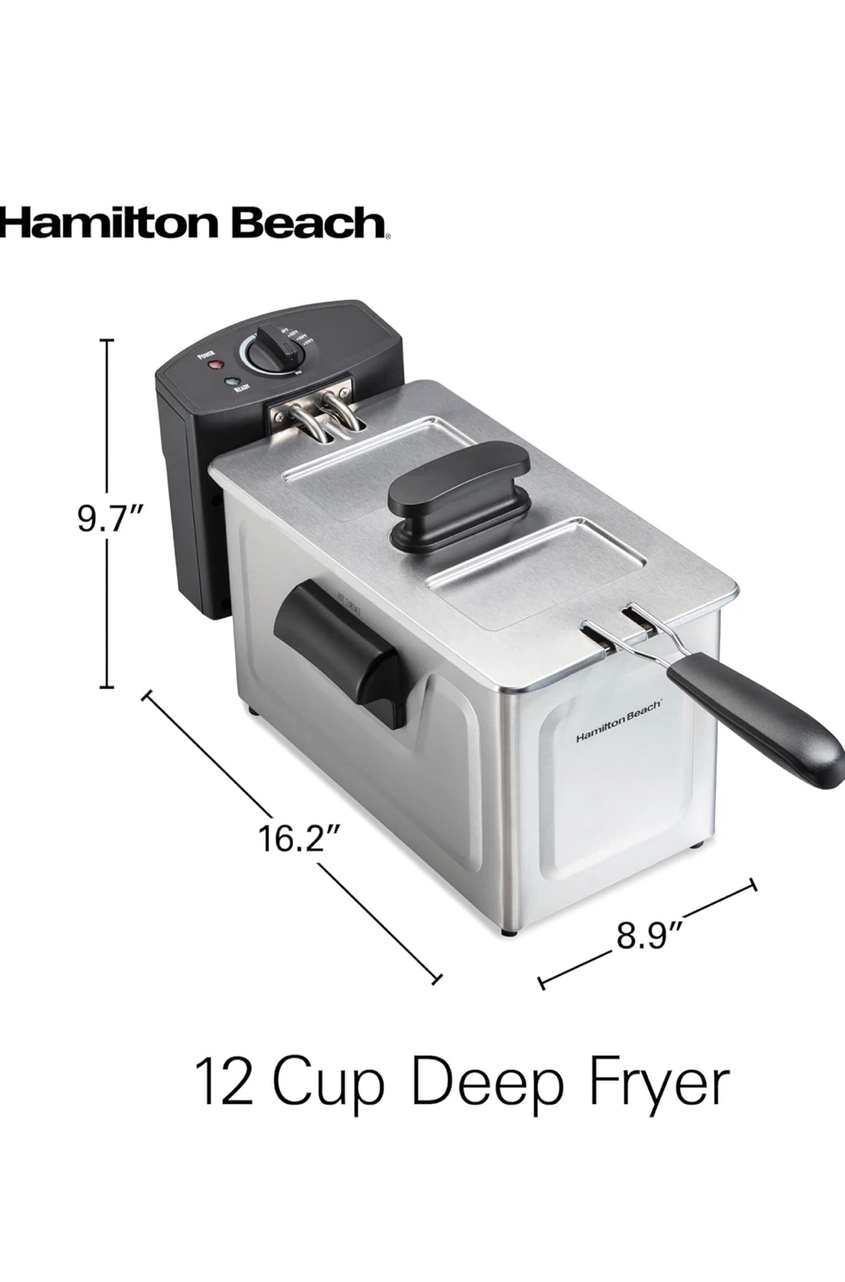 Hamilton Beach 12 Cup Deep Fryer - photo 3