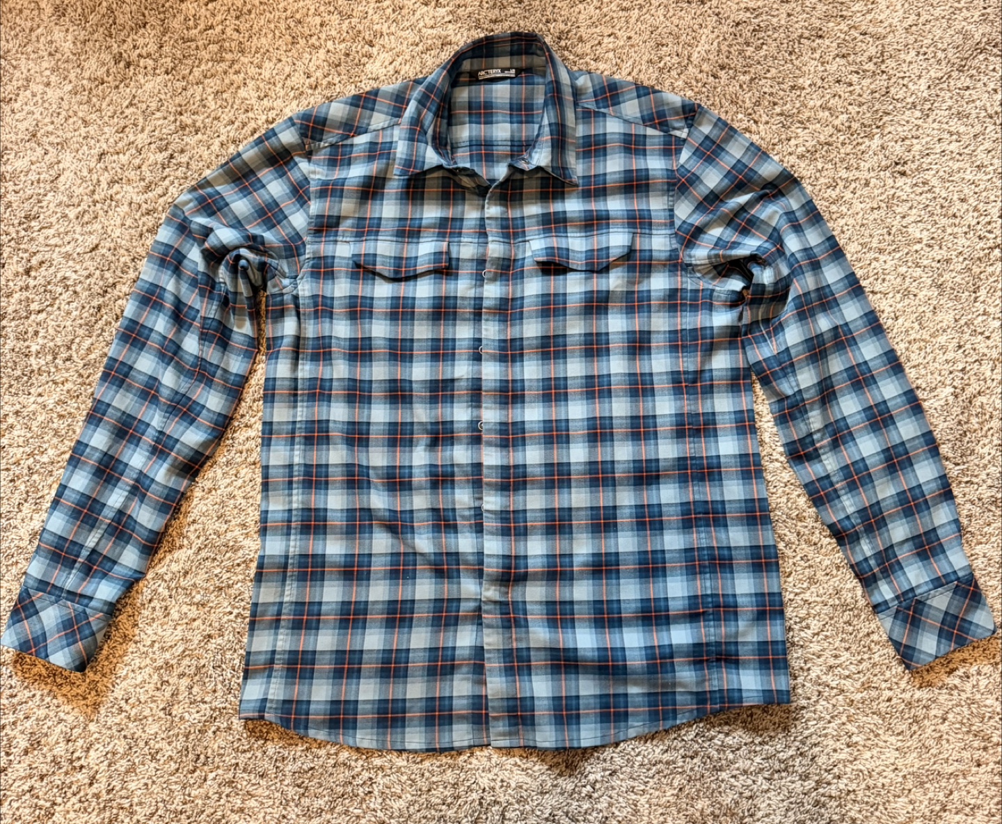 Arc'teryx Men's Plaid Long Sleeve Shirt L/G