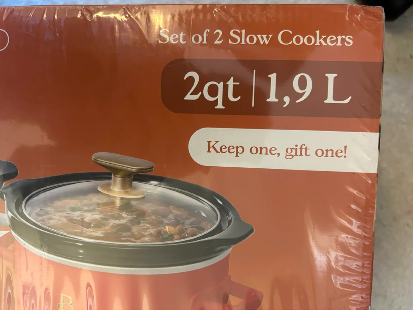 2 Slow cookers in one package - photo 2