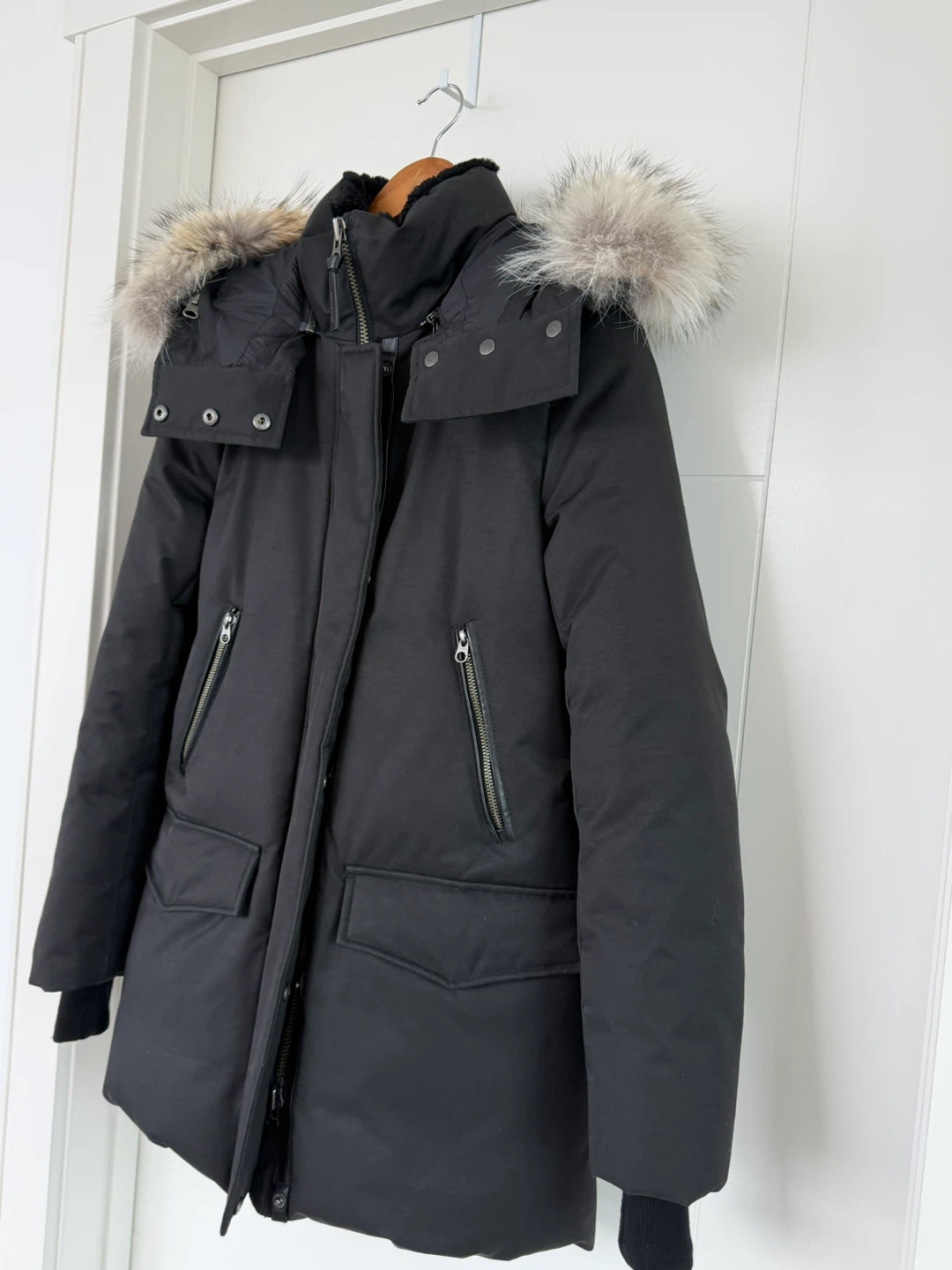 Mackage Marla Black Winter Down Parka XS - photo 3