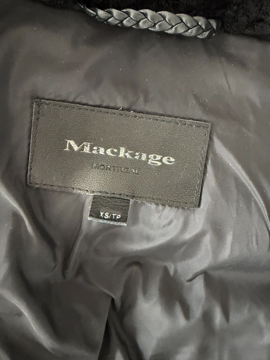 Mackage Marla Black Winter Down Parka XS - photo 5