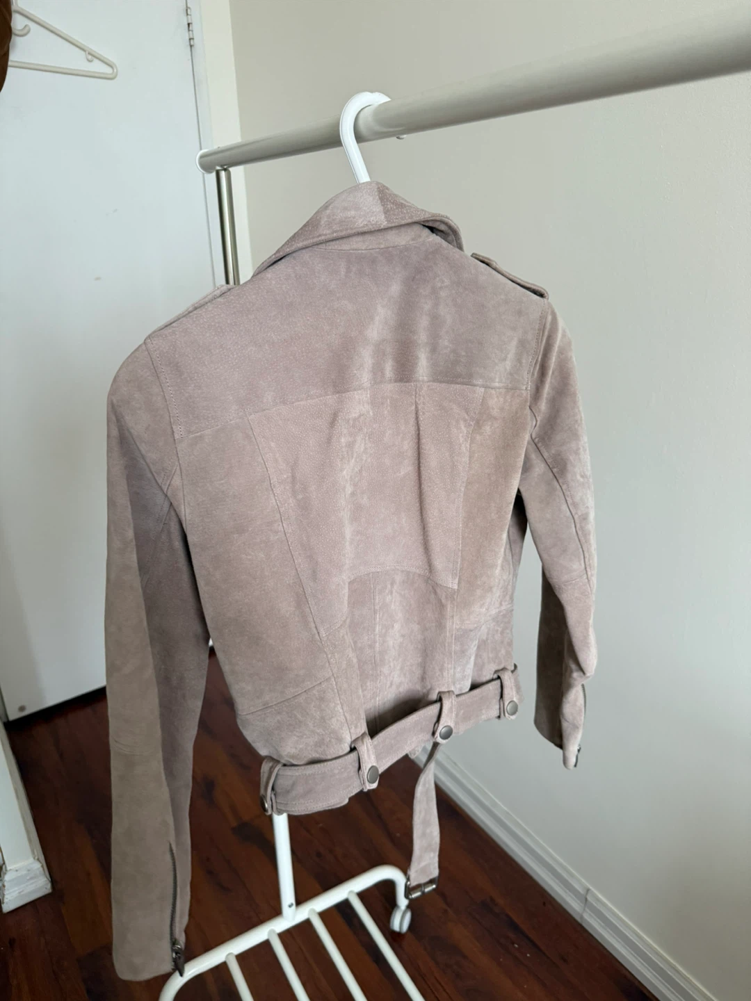 Tan Suede Moto Jacket - photo 4