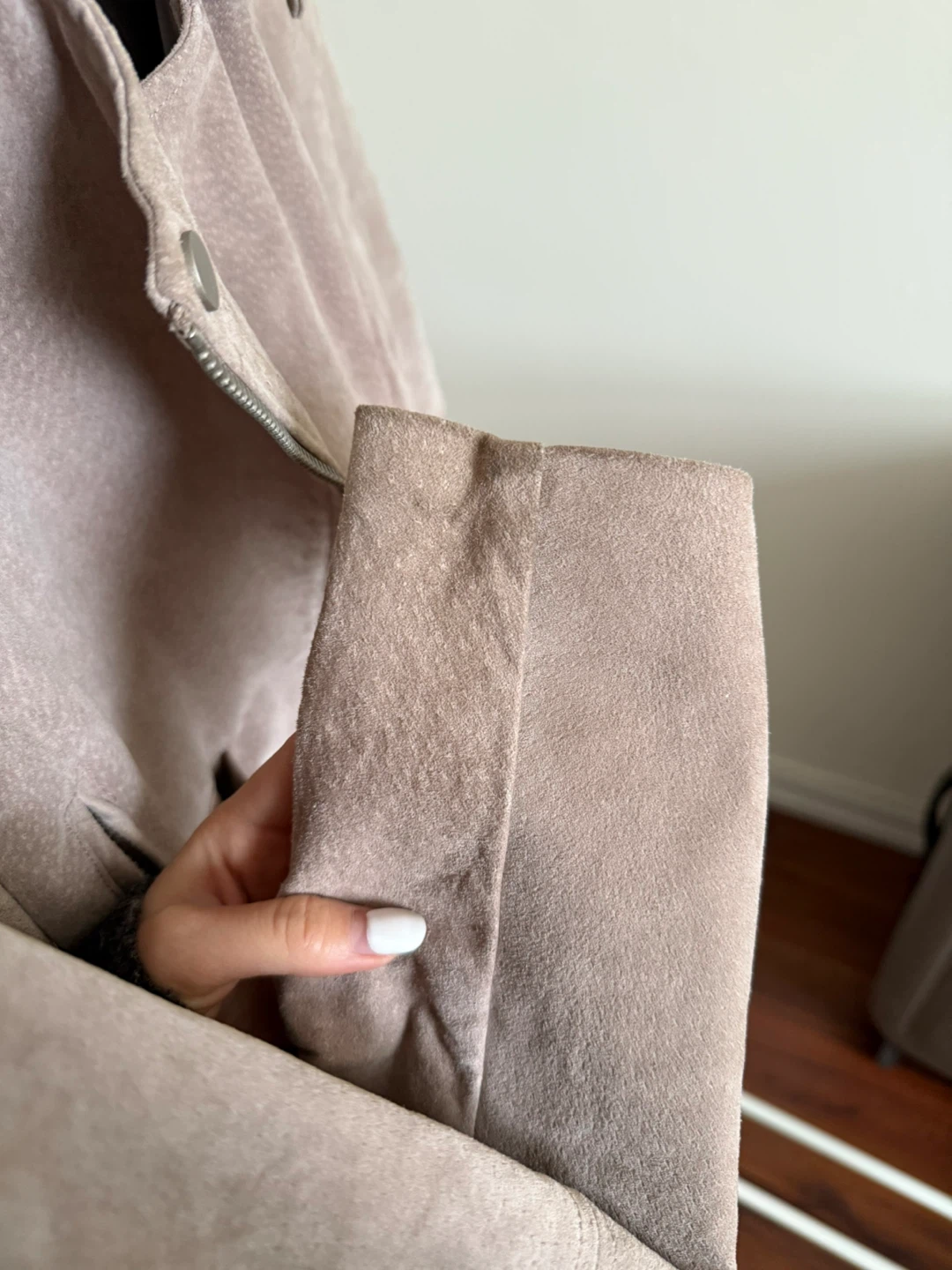 Tan Suede Moto Jacket - photo 5