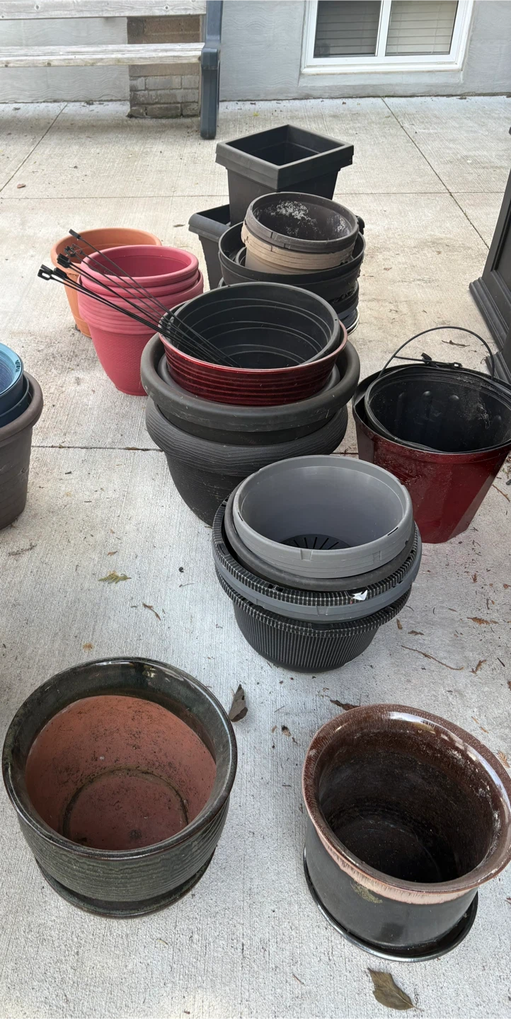 Assorted Plant Pots