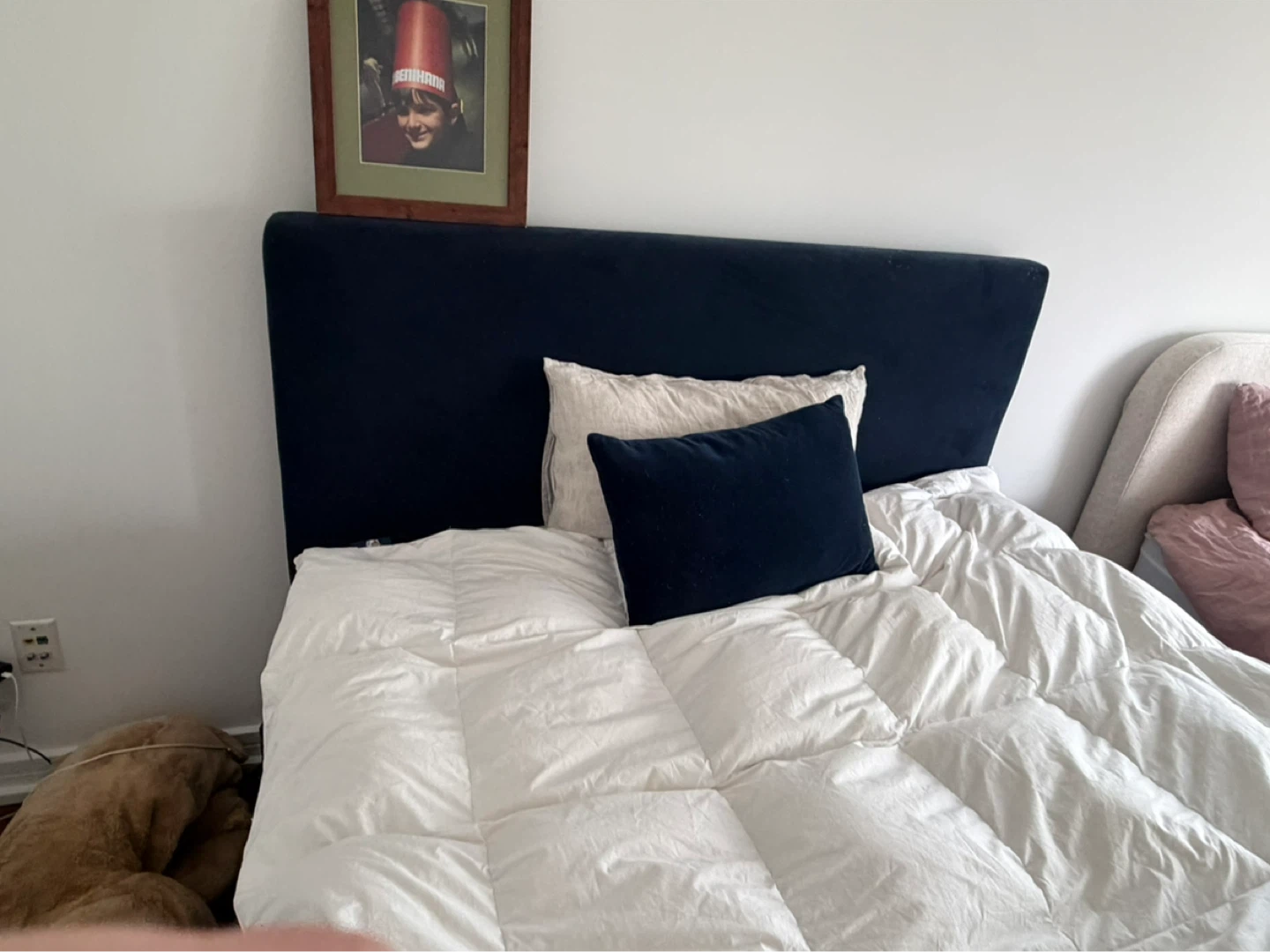 Dark blue bed frame - photo 4