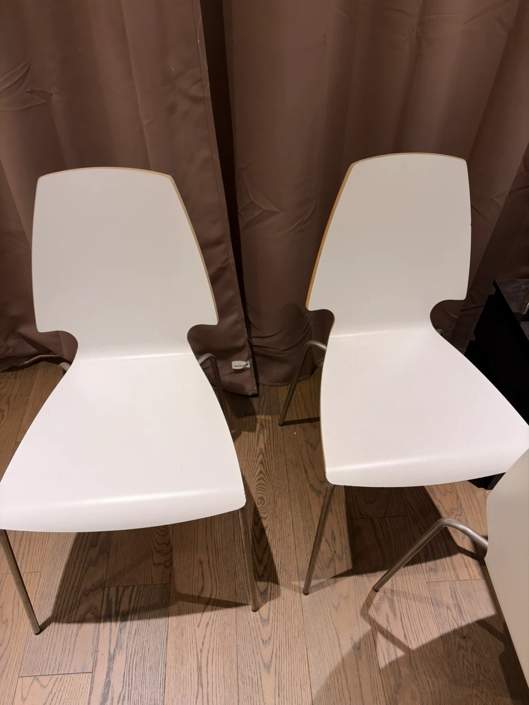 Ikea vilmar chairs and a dining table