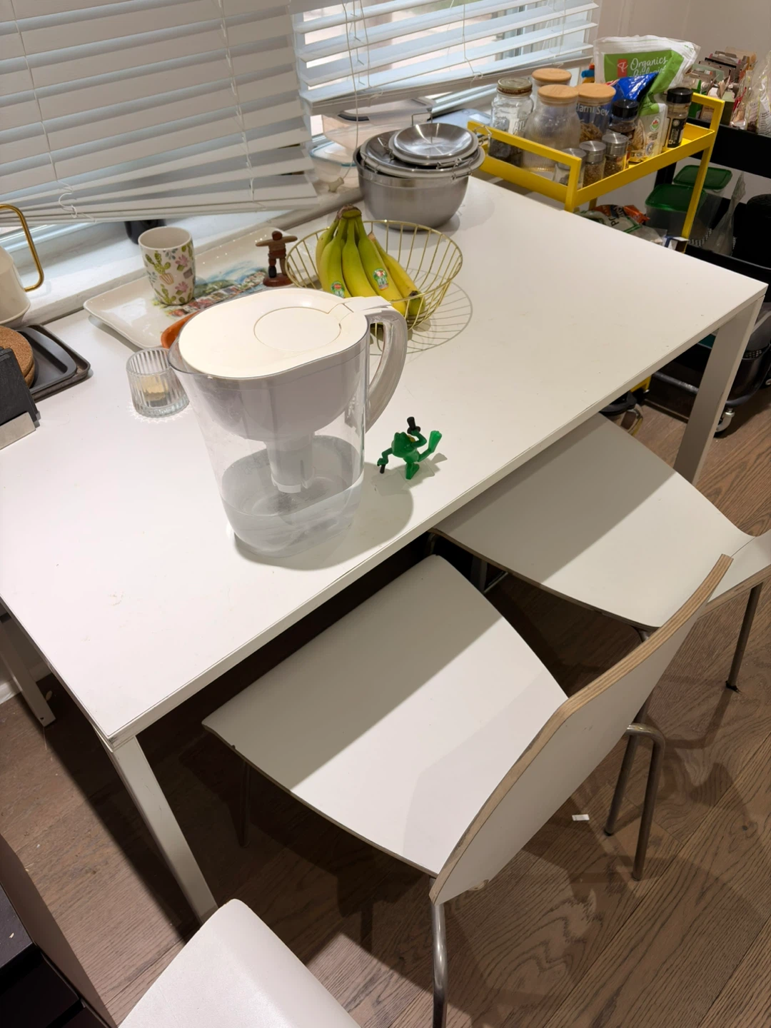 Ikea vilmar chairs and a dining table - photo 3