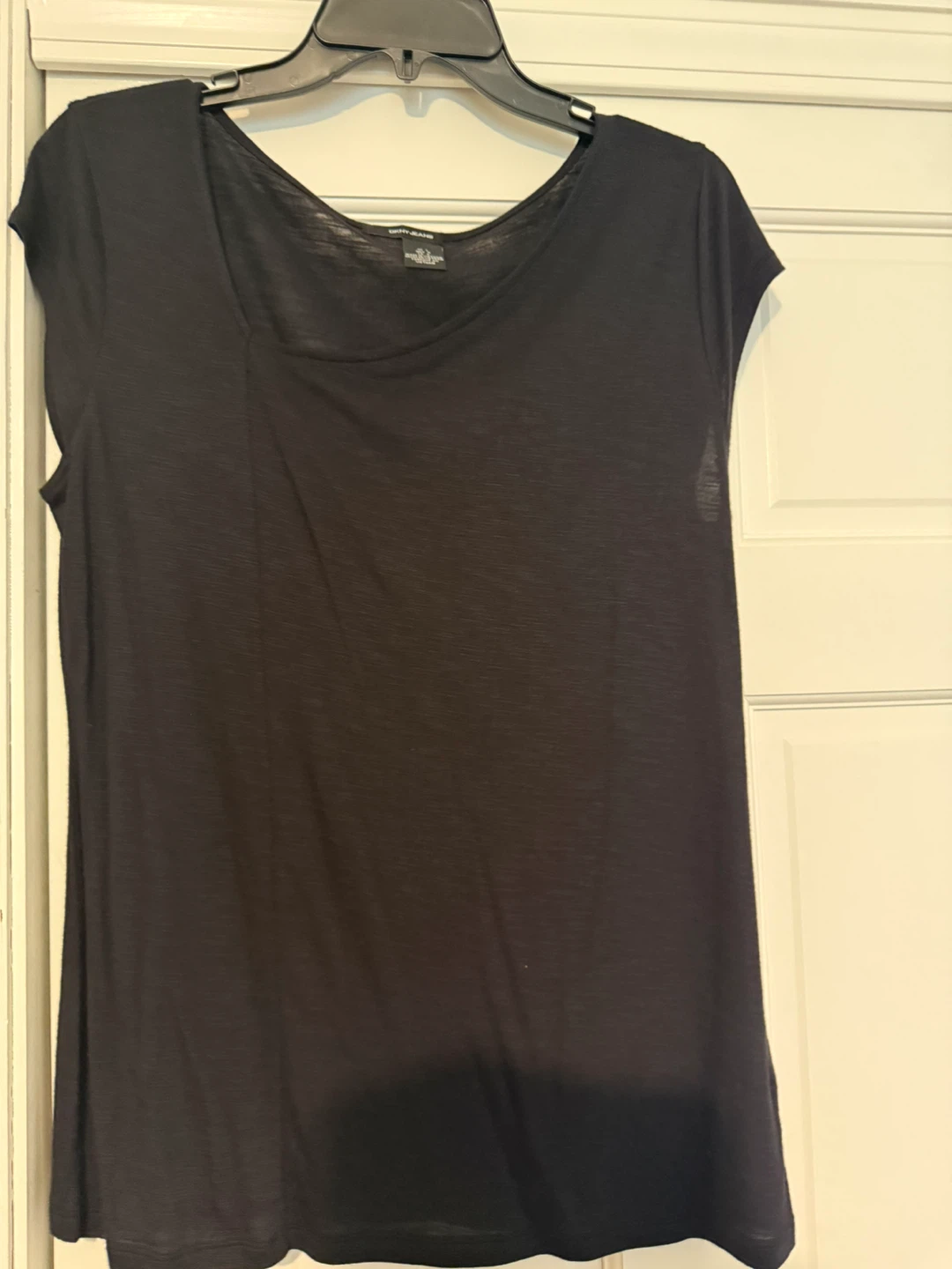 DKNY Jeans Black Short Sleeve T-Shirt Top - Size M - photo 2