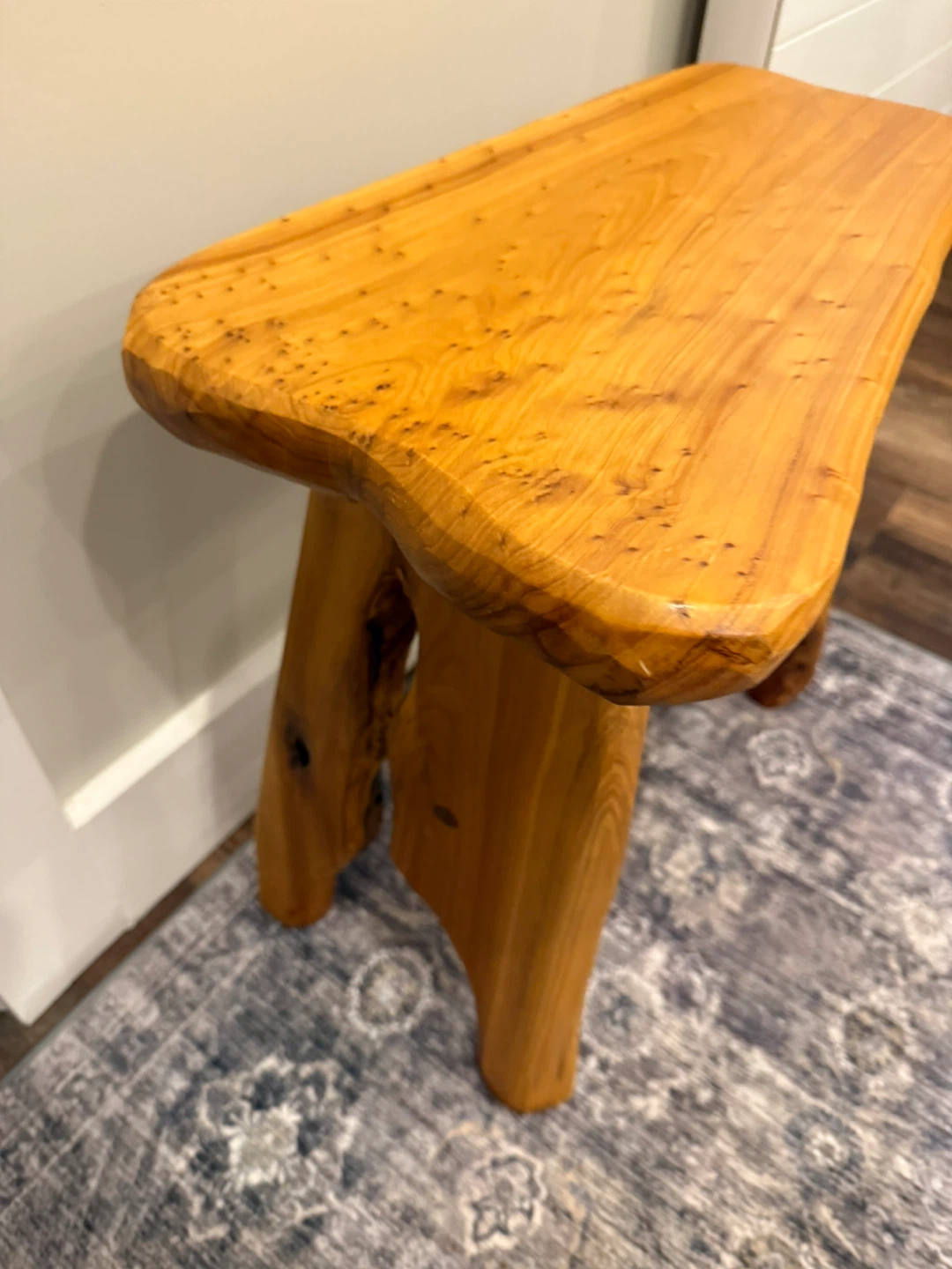 Wooden Bench Stool - photo 2