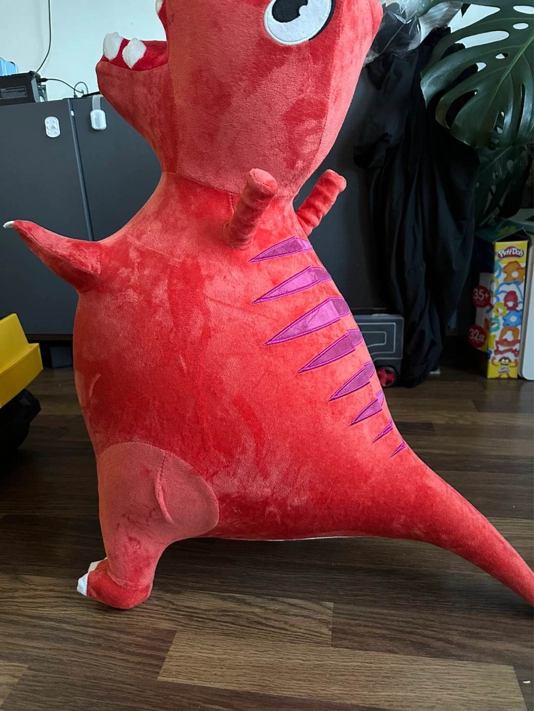Red Dinosaur Plush Toy - photo 2