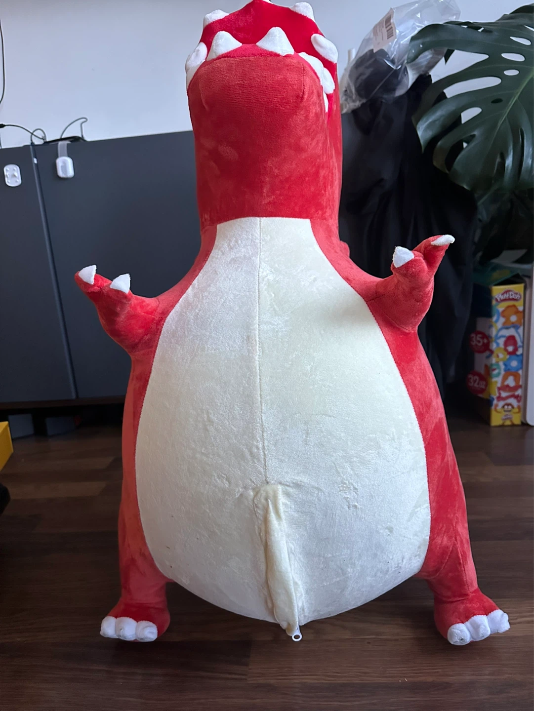 Red Dinosaur Plush Toy - photo 3