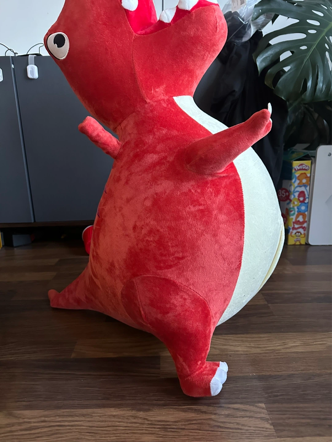 Red Dinosaur Plush Toy