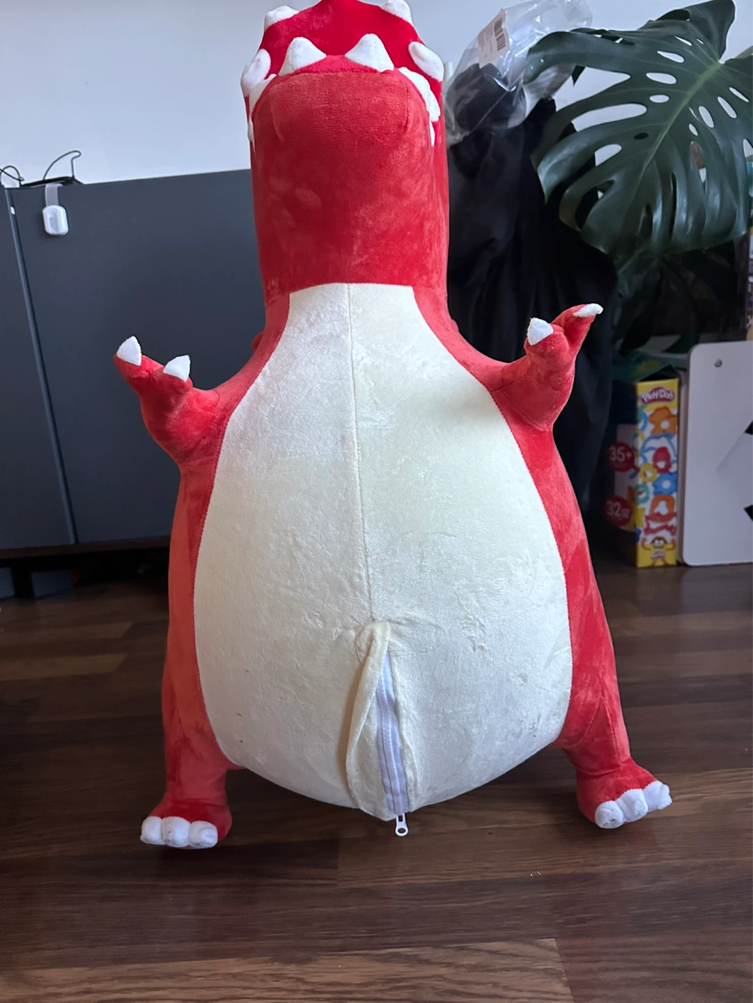 Red Dinosaur Plush Toy - photo 4