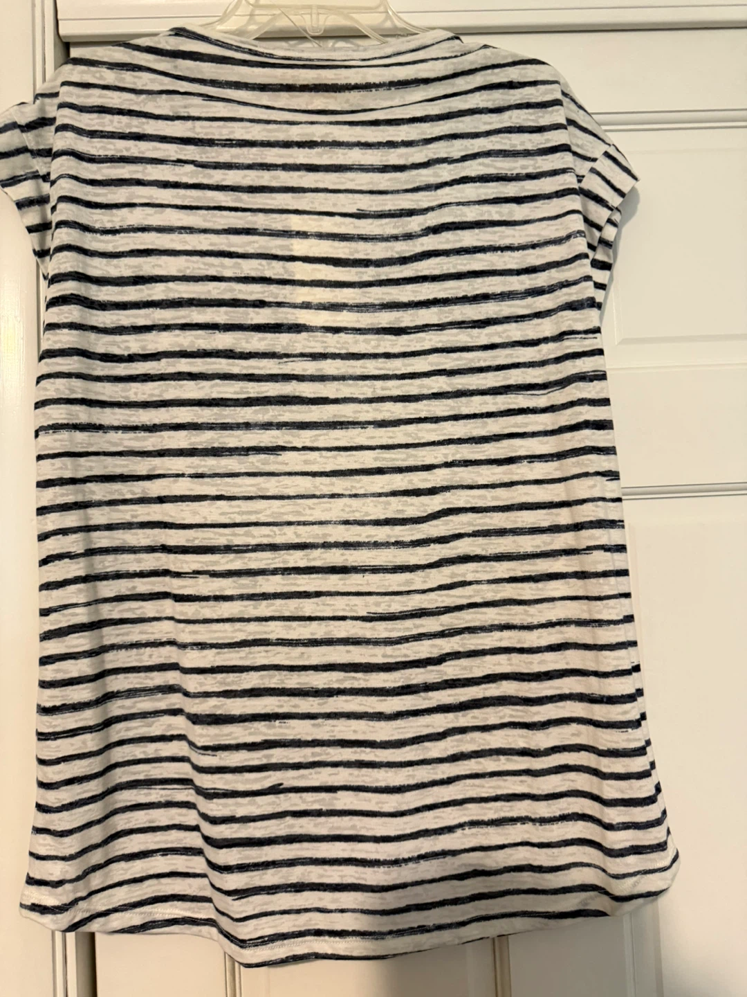 Vince Camuto Striped T-Shirt with Studs - Medium - photo 2