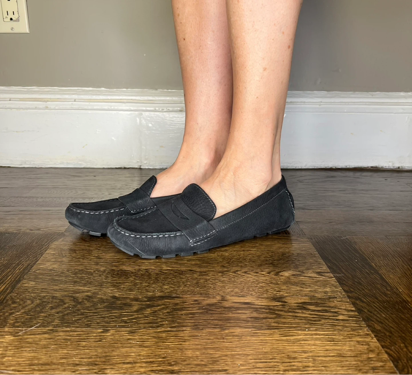 Cole Haan Black Leather Driving Moccasins Women's Size 8 - photo 4