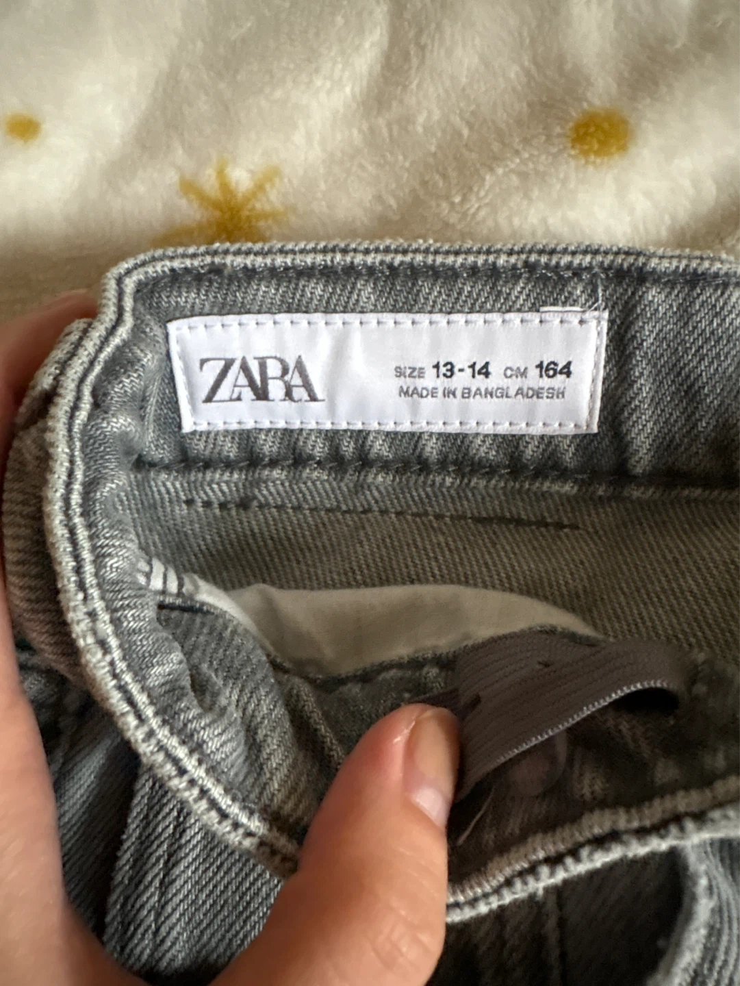ZARA Kids Grey Denim Jeans - Size 13-14 / 164cm - photo 4