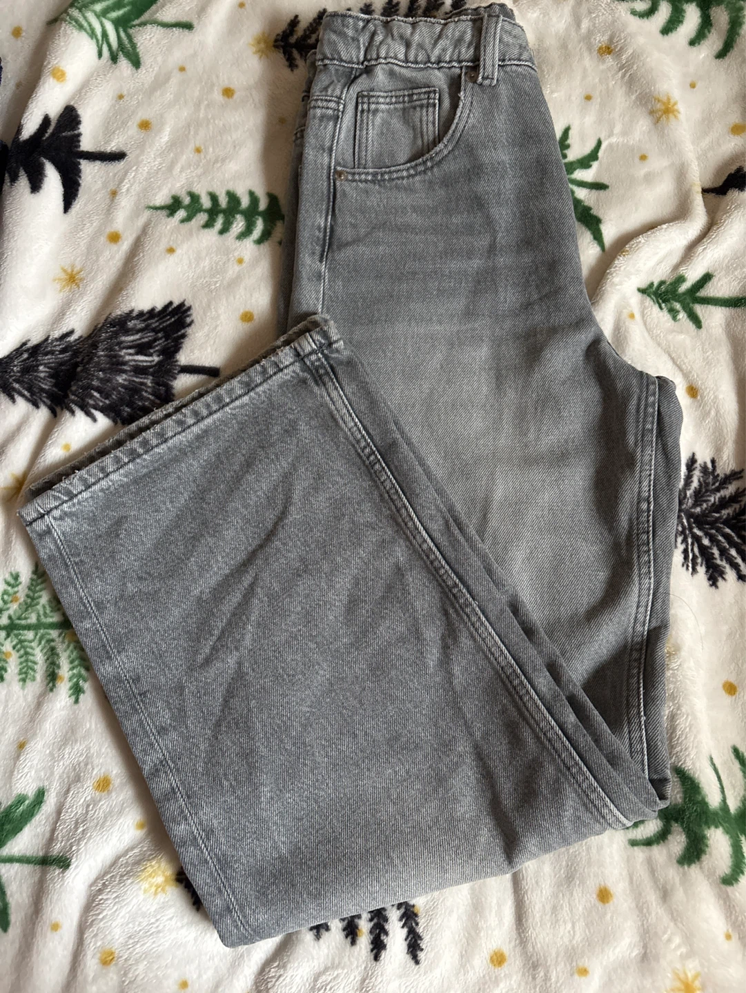 ZARA Kids Grey Denim Jeans - Size 13-14 / 164cm
