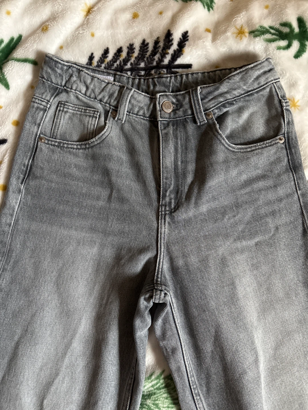 ZARA Kids Grey Denim Jeans - Size 13-14 / 164cm - photo 2