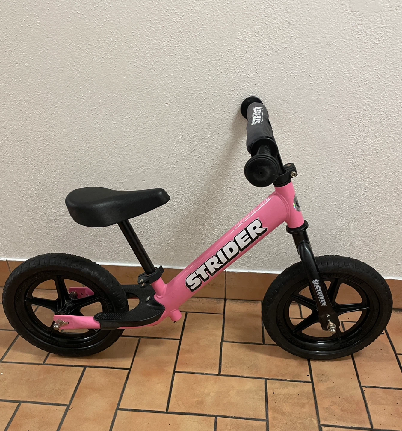 Pink Strider Balance Bike