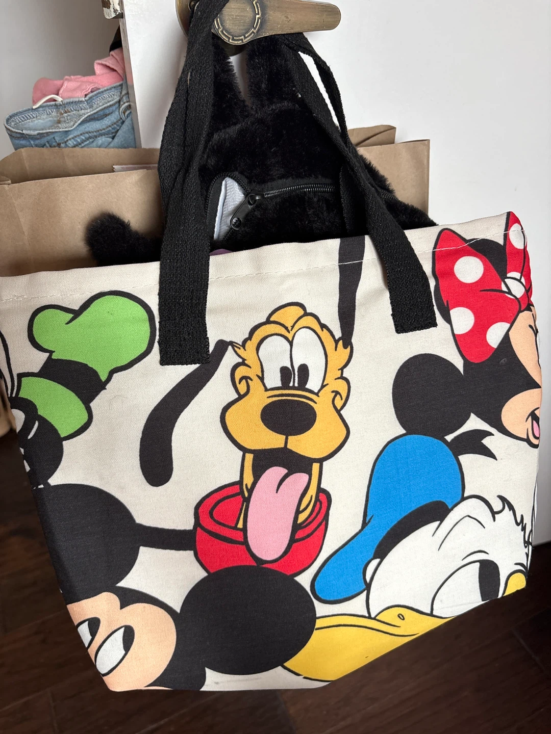 Disney Characters Canvas Tote Bag