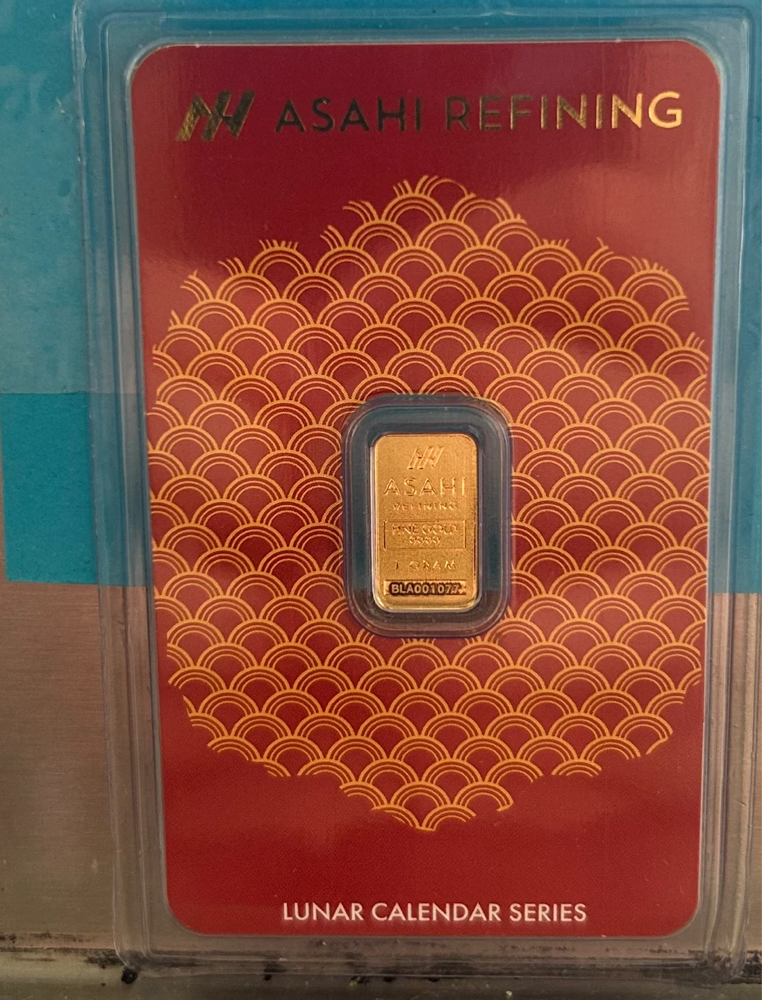 1 gram gold Asahi year of the snake