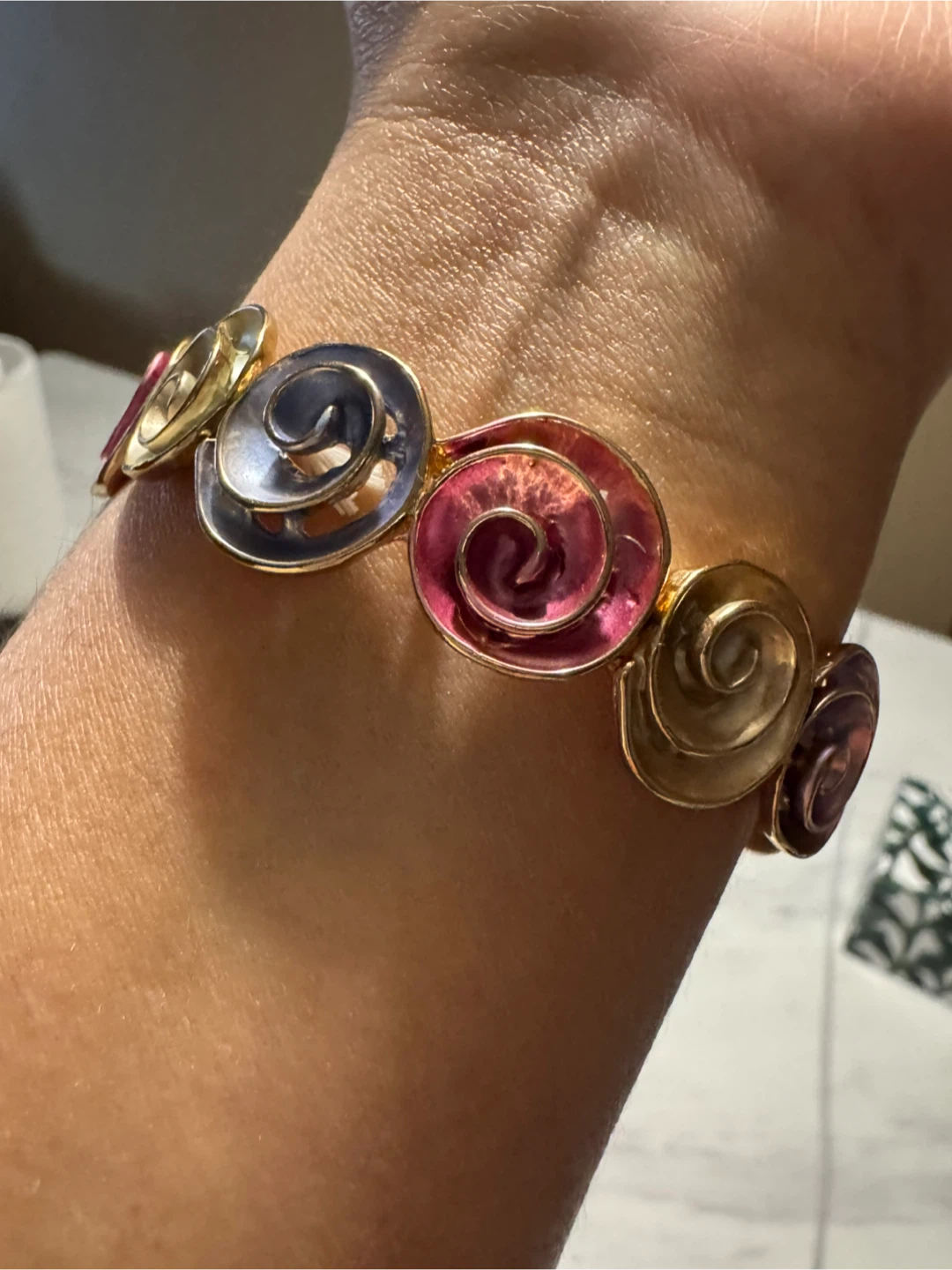 Multi-colour Swirl Bracelet
