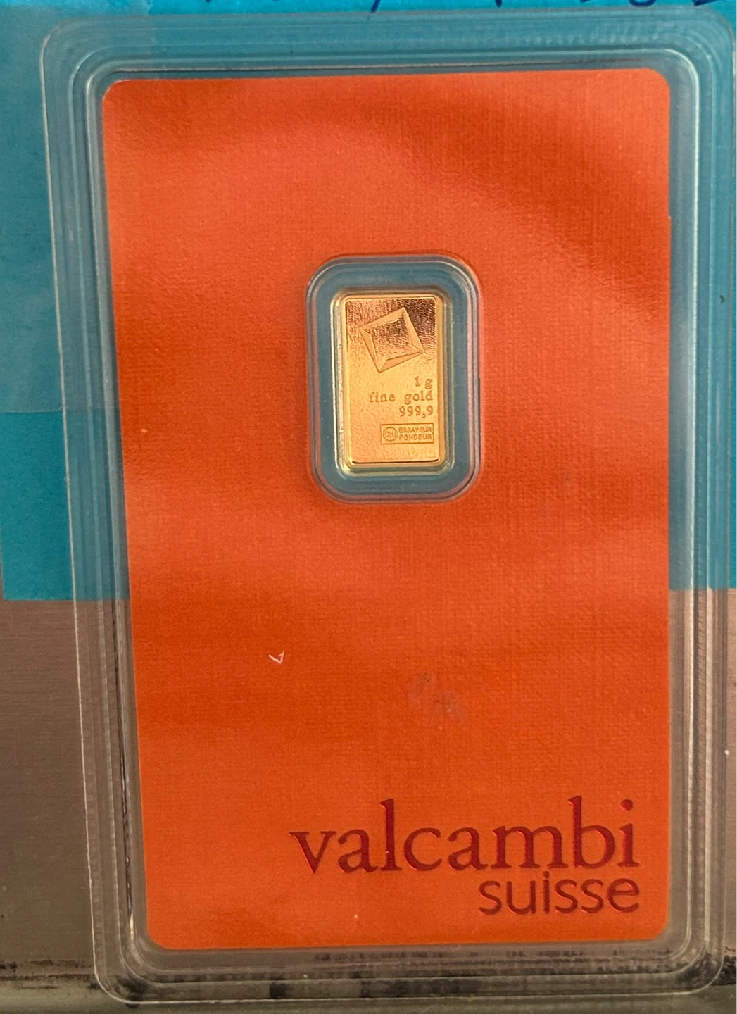 1 gram pure gold valcambi suisse in assay