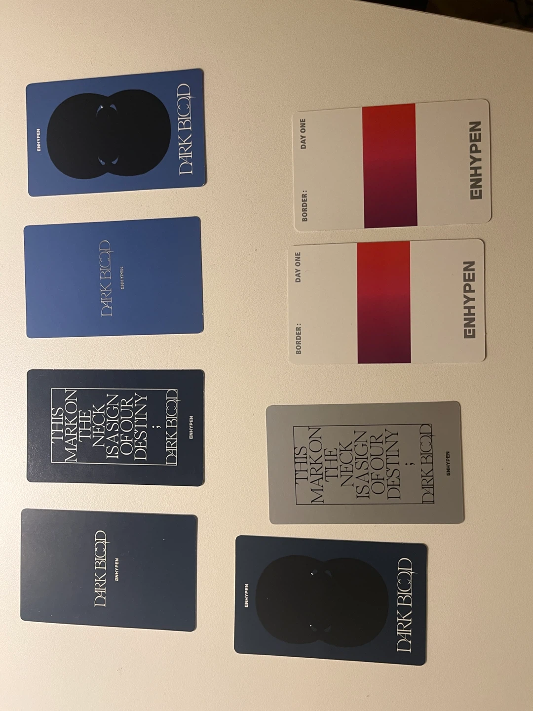 Enhypen Dark Blood Photocards etc - photo 2