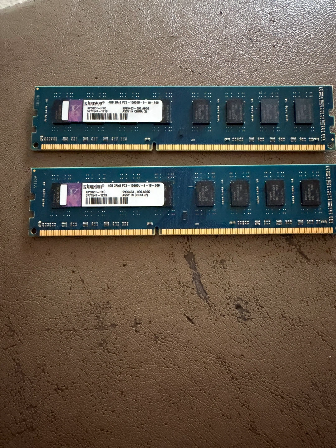 DDR3 RAM 8GB Kit (2 x 4GB PC3-10600U)