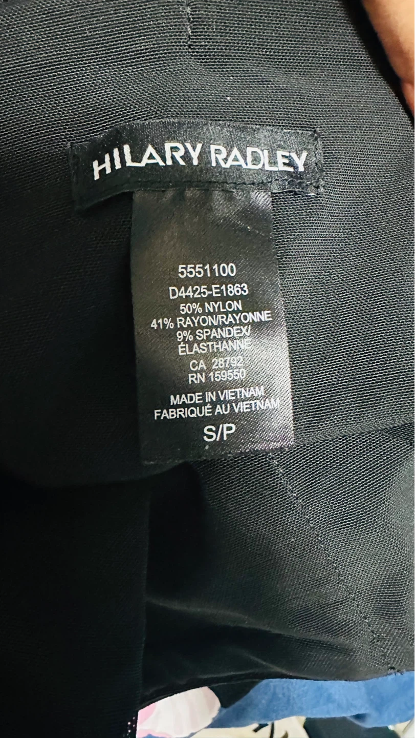 Hilary Radley Black Stretch Pants S/P - photo 2