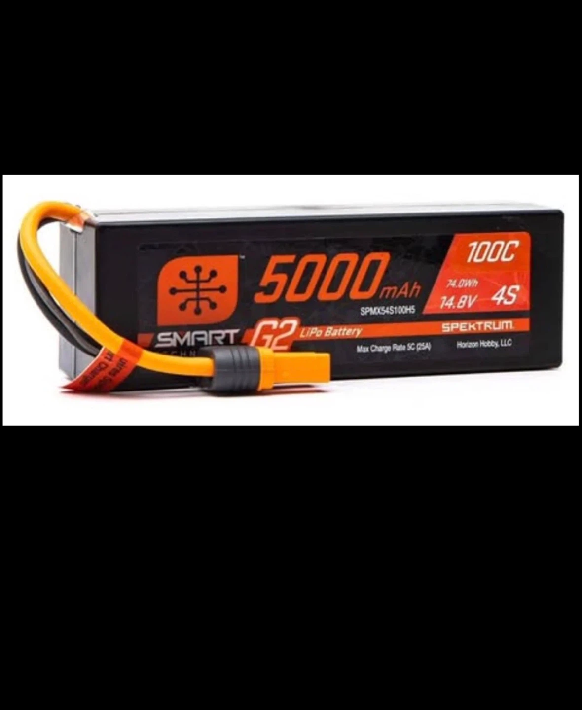 Spektrum Smart G2 LiPo Battery 5000mAh 14.8V 4S 100C