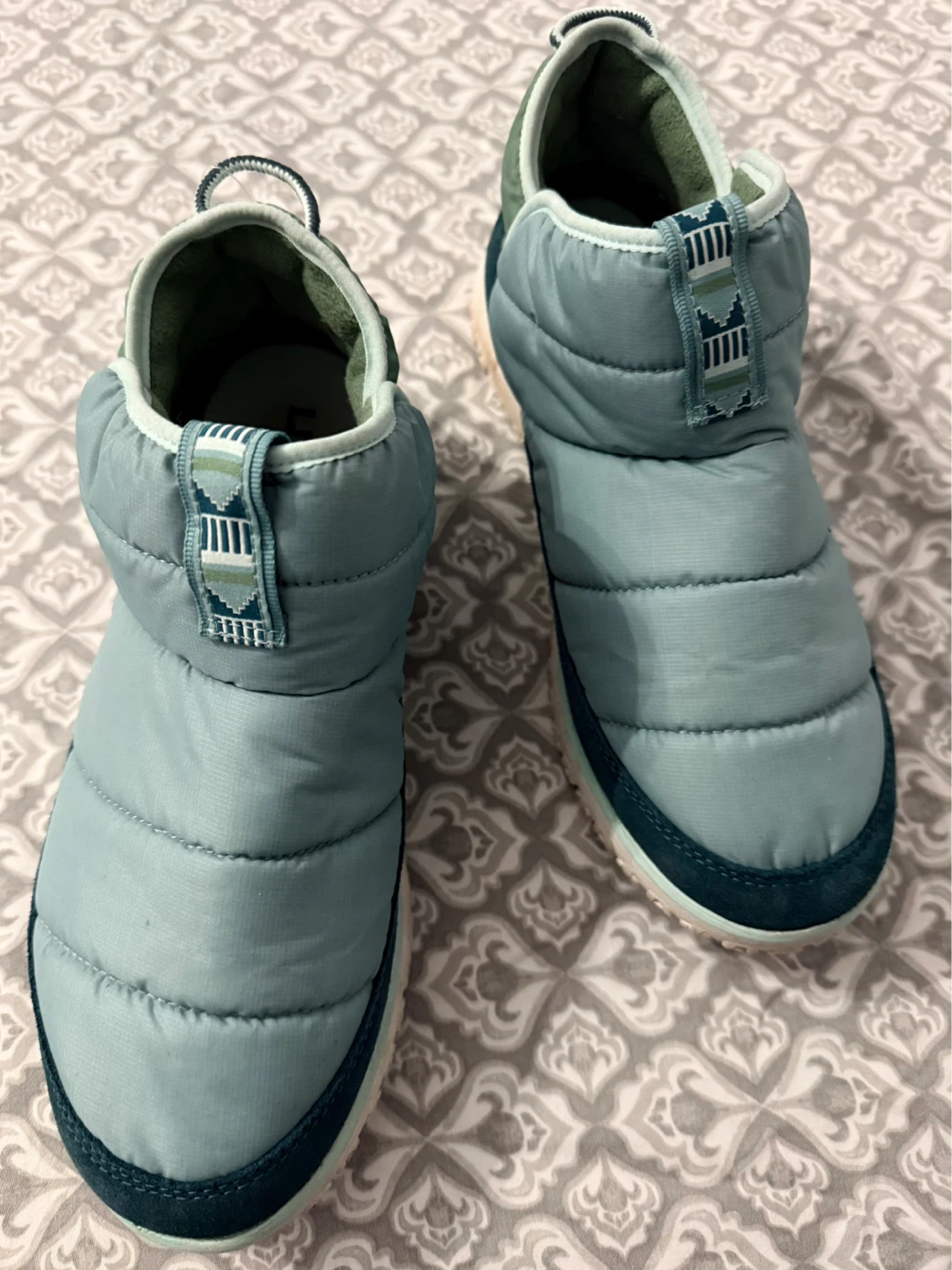 L.L.Bean quilted slip on booties size 9M women’s - photo 2