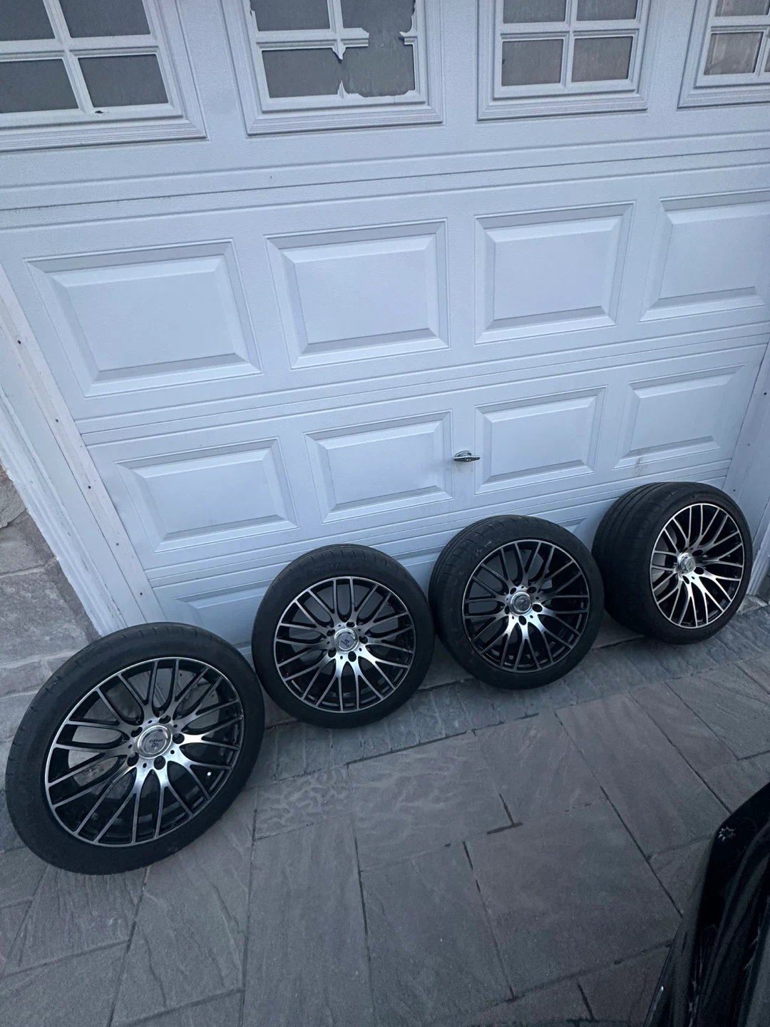 Set of 4 Michelin Pilot Super Sport Tires with Rims