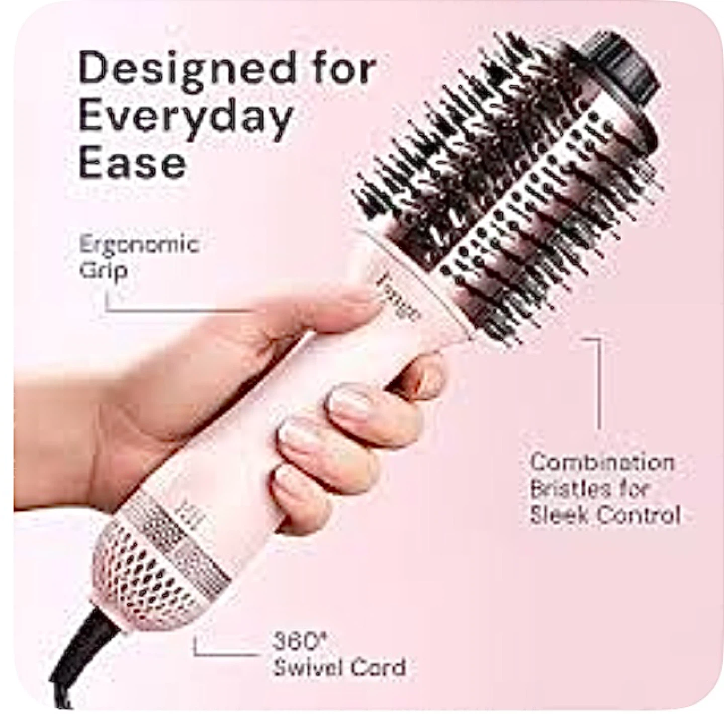 Lange Le Volume 60mm 2-in-1 Titanium Brush Dryer Blush - photo 2