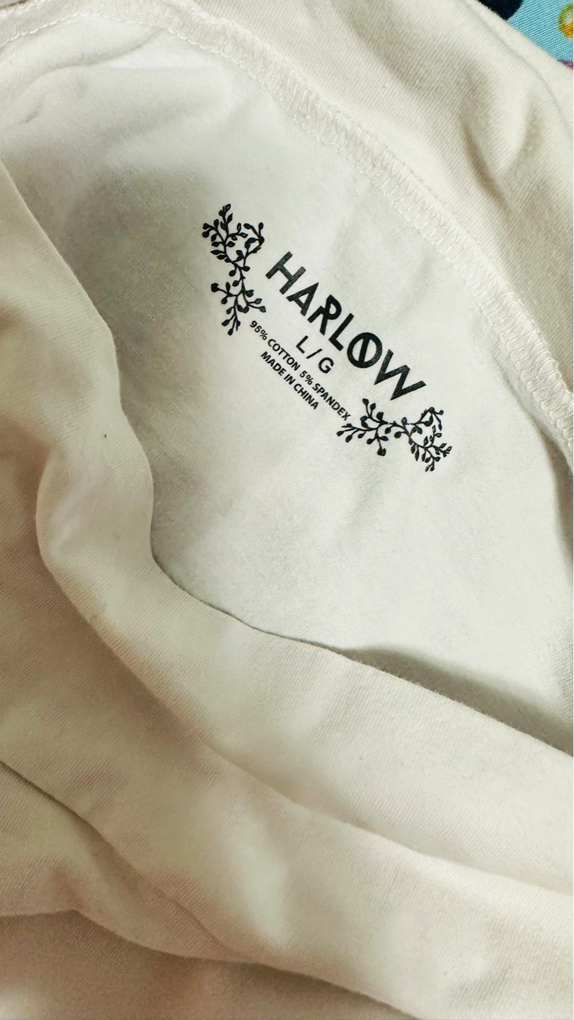 Harlow Women's Off-the-Shoulder Long Sleeve Top - White - L/G - photo 2