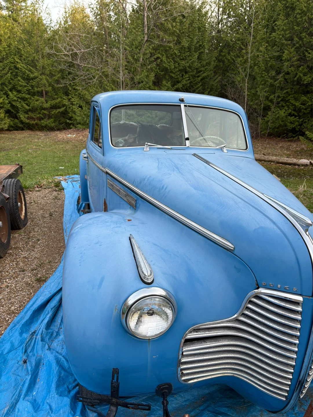 Blue Buick Vintage Car Project - photo 2