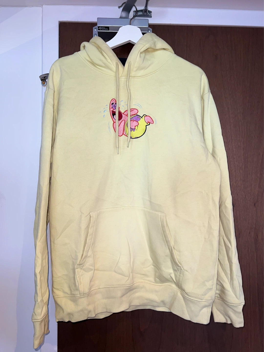 Light Yellow Spongebob Patrick Star Hoodie