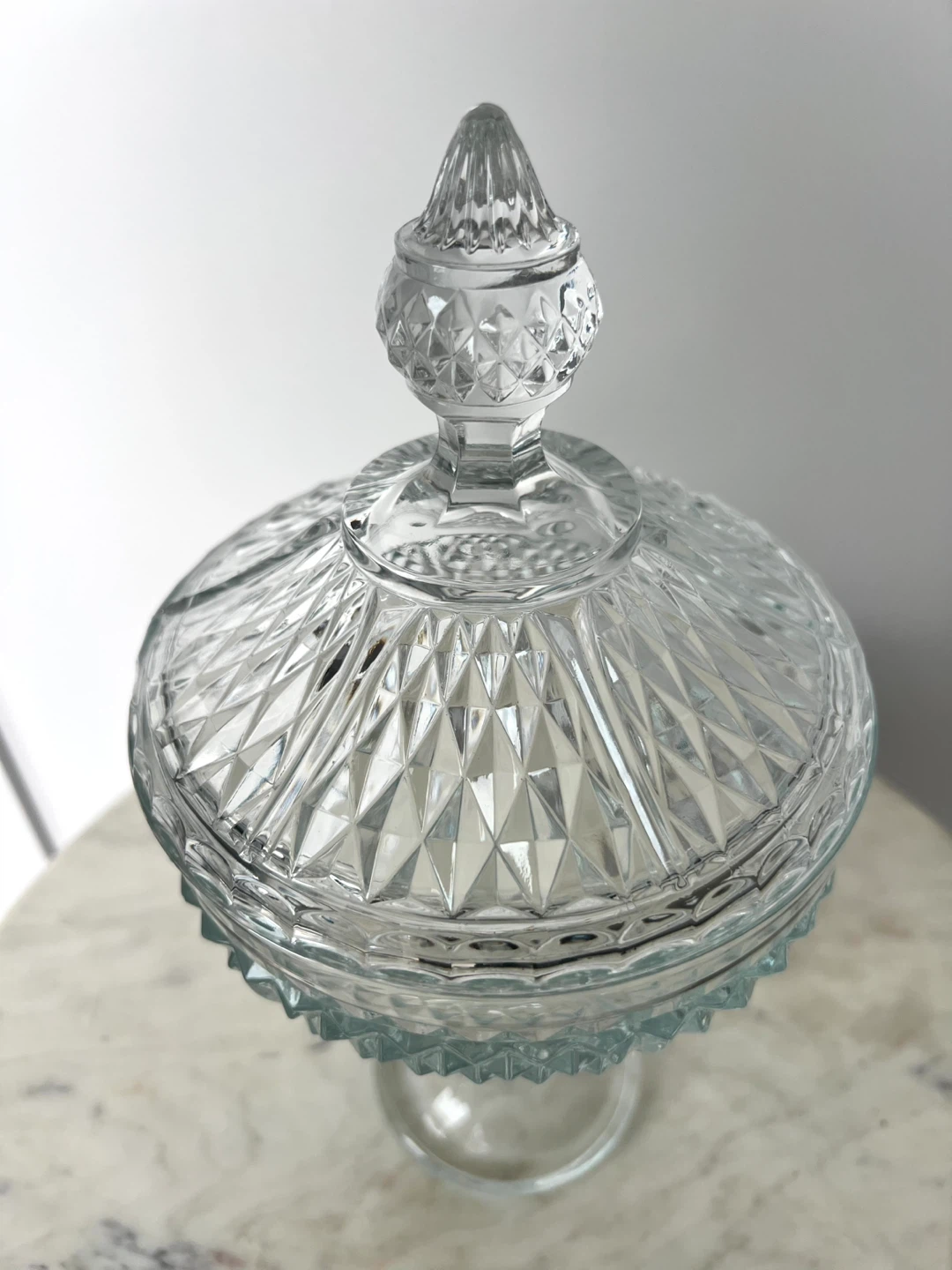 Pedestal Candy Dish with Lid - photo 2