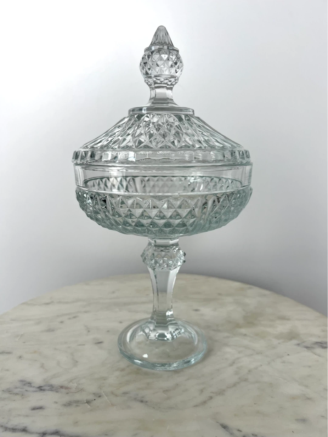 Pedestal Candy Dish with Lid