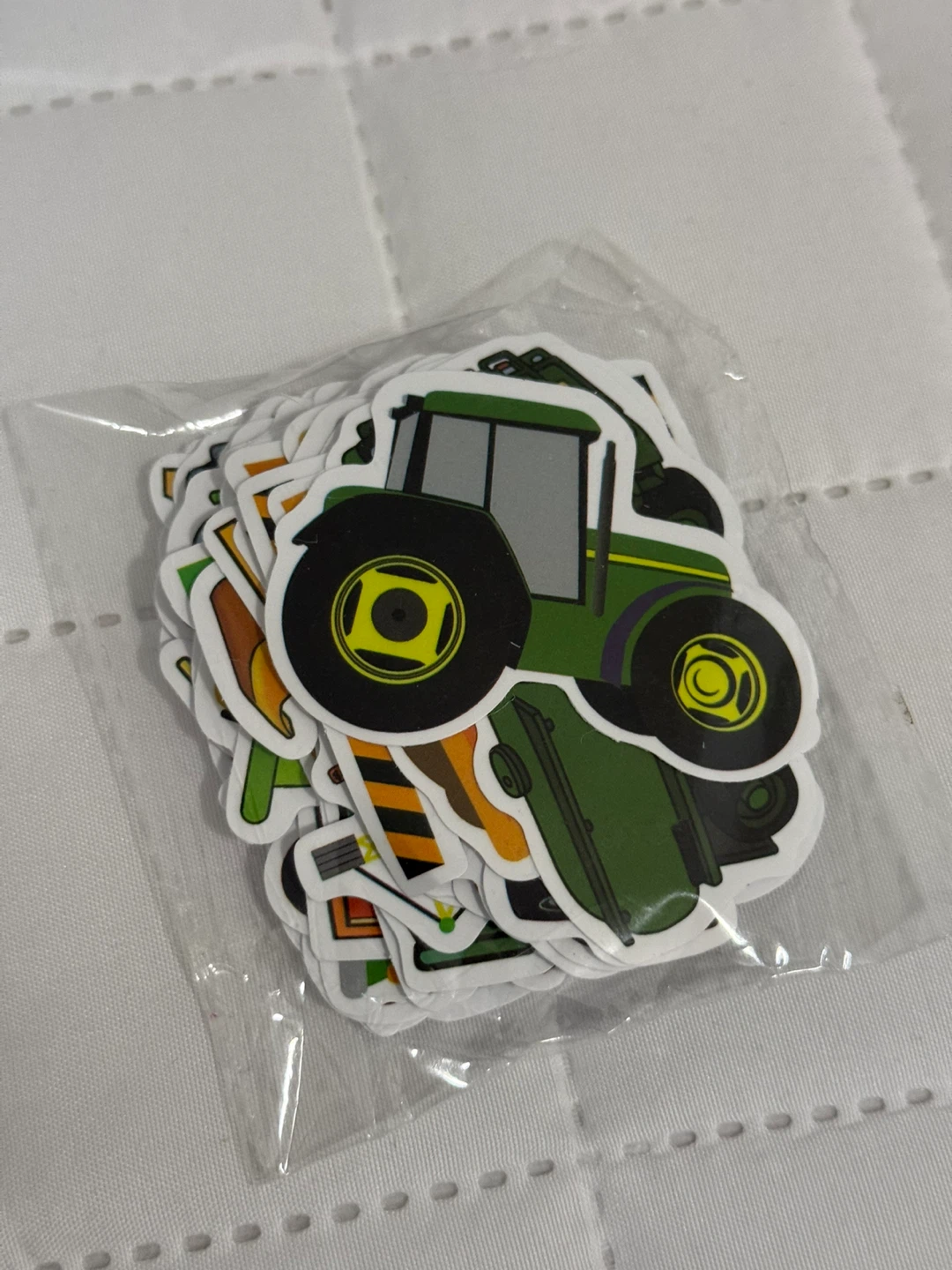 Labubu & Engineering Vehicle Stickers - photo 2