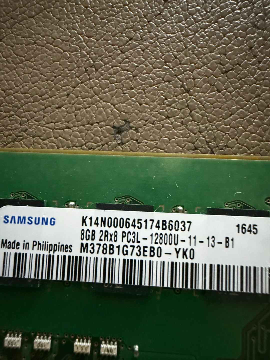 Samsung DDR3L RAM 8GB (2Rx8 PC3L-12800U) - photo 2
