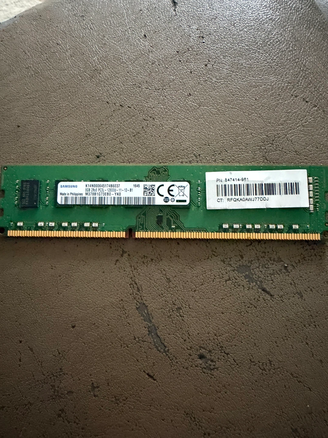 Samsung DDR3L RAM 8GB (2Rx8 PC3L-12800U)
