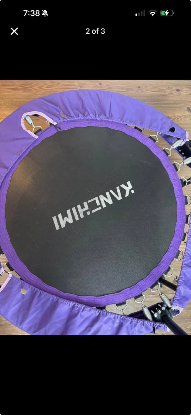 Trampoline 40 inch home fitness exercise foldable rebounder - photo 2