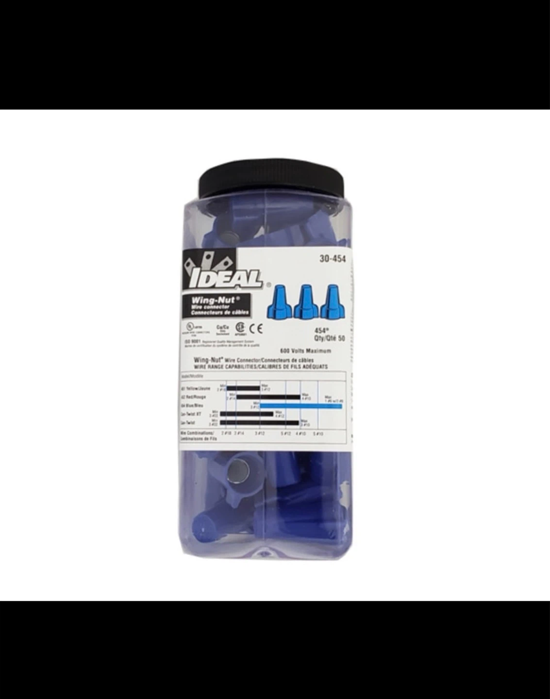 Ideal Wing-Nut Wire Connectors (50 Count)