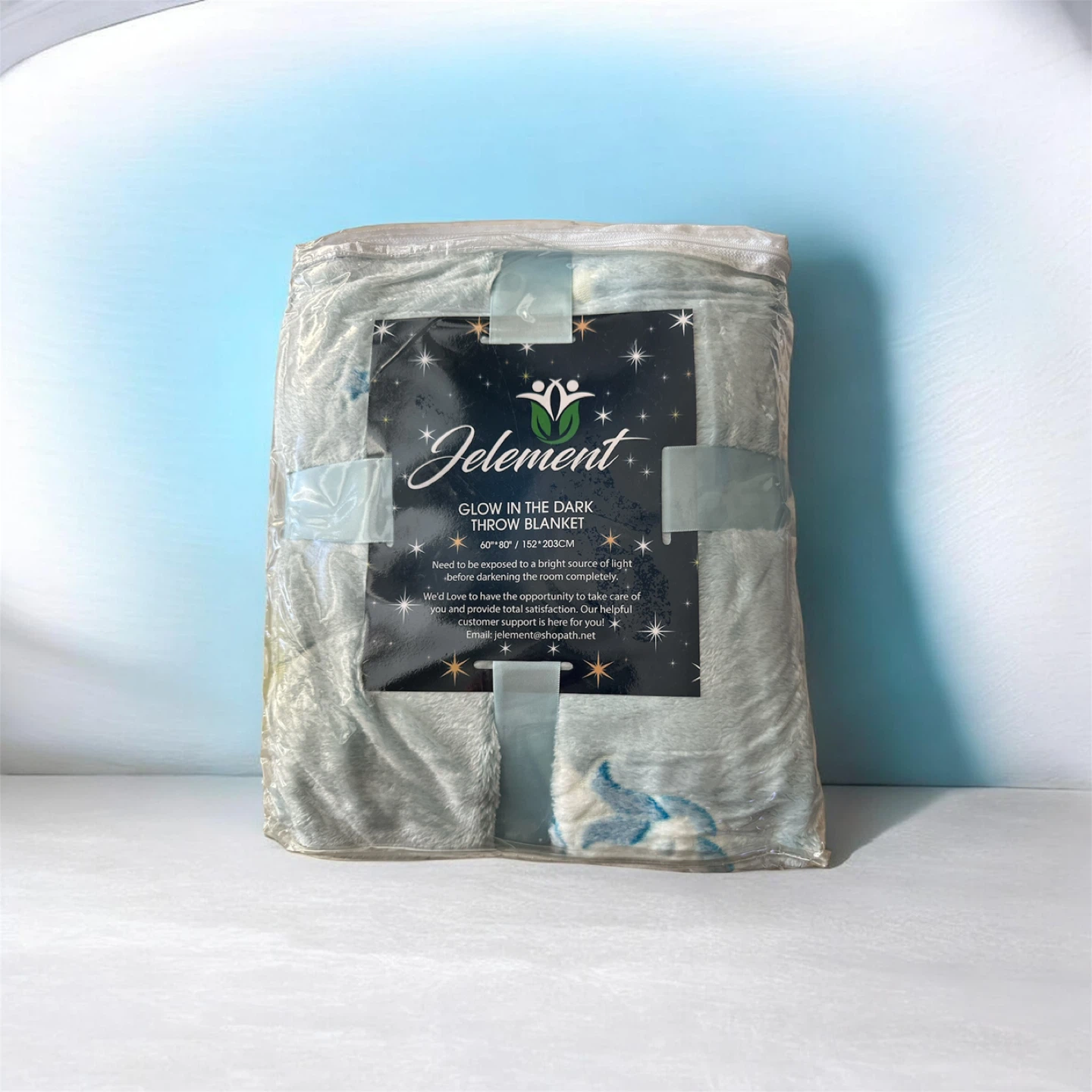 Jelement Glow in the Dark Throw Blanket
